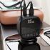 ACEFAST B17 95W Car Charger USB-C + USB-A LED Display Fast Charging Adapater with Retractable Cable - Black